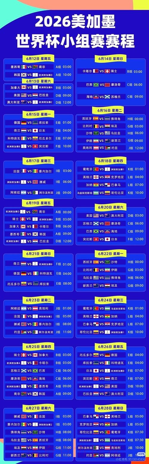 世界杯高清直播一览